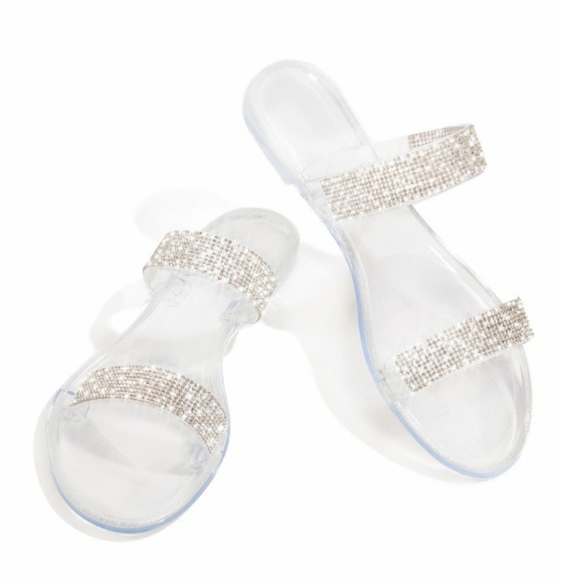 𝙇𝙖𝙨𝙩 𝙎𝙞𝙯 6 💎Clear Rhinestone Embellished - Picture 3 of 7